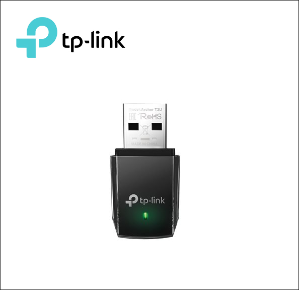 TP-Link Archer T3U Network adapter - USB 3.0 - Wi-Fi 5 